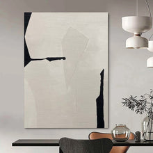 Load image into Gallery viewer, Geometric Abstract Art, Monochromatic Minimalist Painting for Modern Living Room &amp; Contemporary Office LargeART2248

