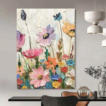 Load image into Gallery viewer, Impasto Floral Art, Colorful Botanical Painting for Cheerful Kitchen &amp; Whimsical Sunroom LargeART2241
