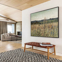 Load image into Gallery viewer, Serene Wildflower Field - Peaceful Living Room or Bedroom Art LargeART1486
