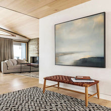 Load image into Gallery viewer, Softly Lit Sea Abstract Art for Scandinavian - Style Home &amp; Serene Study DKH108
