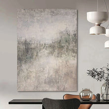 Load image into Gallery viewer, Gray Textured Landscape Abstract Art for Industrial - style Hotel Room &amp; Art - focused Loft LargeART0959
