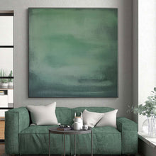 Load image into Gallery viewer, Subtle Green Gradient Acrylic Art - Ideal for Zen - inspired Bathroom &amp; Peaceful Reading Nook LargeART0572
