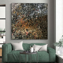 Load image into Gallery viewer, Large - Scale Dark Colorful Abstract Art for Game Room &amp; Urban Bar LargeART0462

