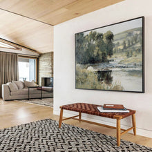 Load image into Gallery viewer, River Through the Valley - Idyllic Living Room or Office Art LargeART1489
