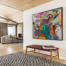 Load image into Gallery viewer, “Colorful Abstract Garden” - Whimsical Abstract Acrylic, Good for Conservatory and Bedroom DLZ244
