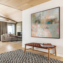 Load image into Gallery viewer, Soft - Toned Abstract Painting for Spa Relax Area &amp; Minimalist Living Room DKH203
