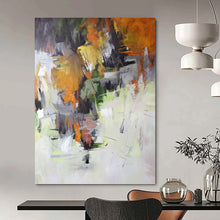 Load image into Gallery viewer, “Autumn - Toned Abstract Landscape” Abstract Painting on Canvas, Nature - Inspired Dining Decor DKH1021
