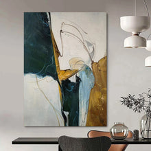 Load image into Gallery viewer, Abstract Painting, Earthy - Toned Abstract - For Kitchen &amp; Breakfast Nook LargeART2338
