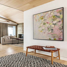 Load image into Gallery viewer, Pastel Petal Patchwork Large - scale acrylic painting DLZ177
