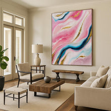 Load image into Gallery viewer, Immense Abstract Japanese Garden - Hand-Painted Gouache for Tea Ceremony Rooms
