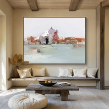 Load image into Gallery viewer, Impressionistic Venice Scene Abstract Painting on Canvas - “Venice Haze” DKH631
