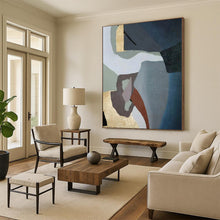 Load image into Gallery viewer, Oversized Geometric Abstract Acrylic Art, Suited for Entryway &amp; Home Office Design LargeART0371
