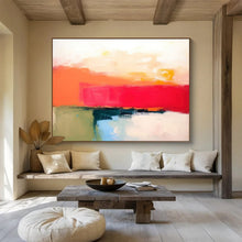 Load image into Gallery viewer, Bold Color Block Landscape Abstract acrylic painting DLZ056
