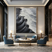 Load image into Gallery viewer, Custom Hand-Painted Abstract Canvas for Bar &amp; Hotel Reception Areas
