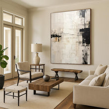 Load image into Gallery viewer, Neutral - Toned Abstraction for Spa Retreat &amp; Calming Bedroom LargeART0838
