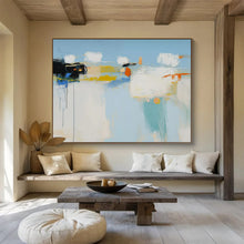 Load image into Gallery viewer, Hand - painted Substantial Colorful Abstract Minimalist Scene Acrylic Art for Modern Home Offices LargeART1757
