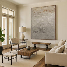 Load image into Gallery viewer, “Subtle Gray Textures” Abstract Minimalist Painting on Canvas, Understated Decor DKH960
