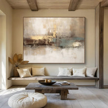 Load image into Gallery viewer, Earthy Tones Abstract Landscape Abstract acrylic painting DLZ070
