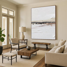 Load image into Gallery viewer, “Textured White Abstract” - Minimalist Layered Art on Canvas DKH1664
