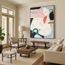 Load image into Gallery viewer, Pastel - Toned Abstract Composition - Perfect for Bohemian Bedroom &amp; Art Café LargeART2382
