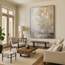 Load image into Gallery viewer, “Sunflower Field: Abstract Blooms” Abstract Painting on Canvas, Cheerful Kitchen Decor DKH1055
