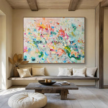 Load image into Gallery viewer, Colorful Abstract Doodles - Playful Living Room or Game Room Art LargeART1496

