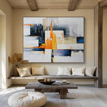 Load image into Gallery viewer, Geometric Abstract Painting with Bold Colors for Creative Studio &amp; Urban Loft DKH220
