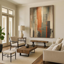 Load image into Gallery viewer, Custom Large - Scale Monochrome Subtle Abstract Art - Perfect for Minimalist Bedroom &amp; Serene Office Space LargeART0813
