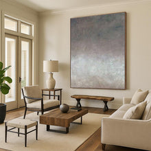 Load image into Gallery viewer, Gradient Gray Abstract Acrylic Art - Ideal for Serene Bedroom &amp; Minimalist Gallery LargeART0562
