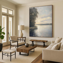Load image into Gallery viewer, Realistic River Landscape Painting, Suited for Traditional Living Room &amp; Nature - Lover’s Office LargeART1875
