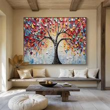 Load image into Gallery viewer, Colorful Life Tree Large - scale acrylic painting DLZ169

