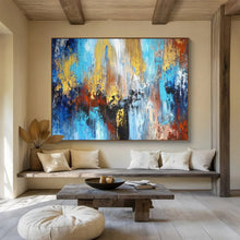 Load image into Gallery viewer, Colorful Abstract Cityscape - For Dynamic Office Spaces LargeART1606
