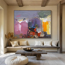 Load image into Gallery viewer, Colorful Abstract Harmony Hand-Painted Abstract Acrylic Art for Creative Studio Energy LargeART1622
