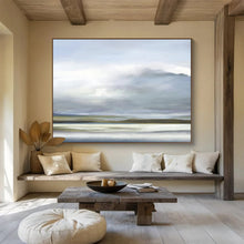 Load image into Gallery viewer, Light - Hued Landscape Abstract Painting On Canvas DKH360
