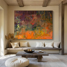 Load image into Gallery viewer, Colorful Blended Abstract Painting On Canvas DKH370
