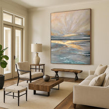 Load image into Gallery viewer, Ethereal Coastal Sunrise – Soft Oil Landscape DTP264
