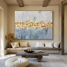 Load image into Gallery viewer, Gilded Abstract Stripes Art for Luxury Dining Room &amp; Elegant Entryway DKH164
