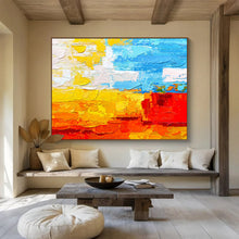 Load image into Gallery viewer, Color - Block Abstract Painting for Bright Living Room &amp; Creative Kids’ Space DKH270
