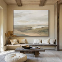 Load image into Gallery viewer, Earthy Landscape Abstract Painting for Rustic Cottage &amp; Nature - Themed Office DKH247
