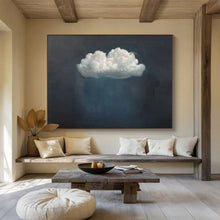 Load image into Gallery viewer, Simple Cloud Abstract - Serene Living Room or Bedroom Art LargeART1524
