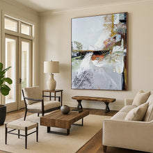 Load image into Gallery viewer, “Complex Impressions” – Layered Gray Abstract Acrylic with Textural Depth DTP047
