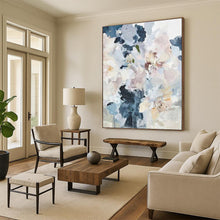 Load image into Gallery viewer, “Delicate Floral Whispers” Abstract Flower Bouquet Painting on Canvas, Soft Romantic Art DKH929
