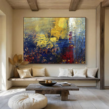 Load image into Gallery viewer, Impressionistic Abstract Painting on Canvas - “Golden Horizons” DKH722
