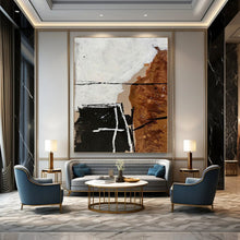 Load image into Gallery viewer, Expressive Abstract Composition Abstract Canvas Painting, Great for Eclectic Home Office &amp; Vibrant Art Studio LargeART1111
