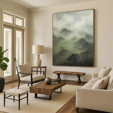 Load image into Gallery viewer, “Misty Mountain Landscape” - Atmospheric Abstract Art on Canvas DKH1480
