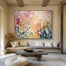 Load image into Gallery viewer, Pastel Patchwork Abstract Large - scale acrylic painting DLZ166
