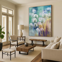 Load image into Gallery viewer, “Soft Floral Abstract” Abstract Painting on Canvas, Feminine Bedroom Decor DKH1032
