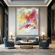 Load image into Gallery viewer, Vibrant Modern Abstract Art for Bohemian Living Room &amp; Artsy Coffee Shop LargeART0929
