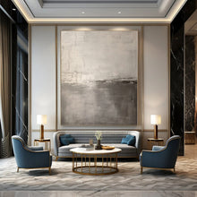 Load image into Gallery viewer, Gray Tone Abstract Painting, Ideal for Industrial - Chic Loft &amp; Thoughtful Study LargeART1331
