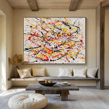 Load image into Gallery viewer, Dynamic Splatter Abstract Painting for Modern Studio &amp; Creative Café DKH303
